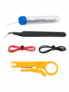 Паяльник электрический с терморегулятором, набор 22 в 1 Помощник PM-INP32